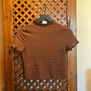 NEW Cotton On Alice Textured Short Sleeve Top